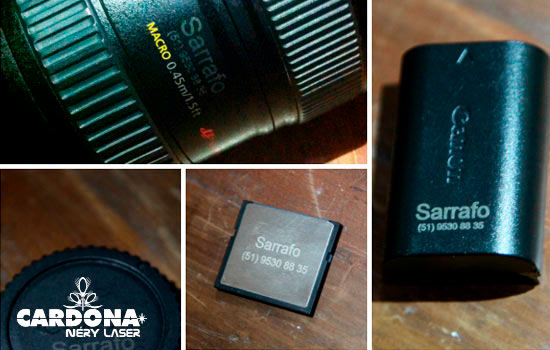 Gravação a Laser cardona néry